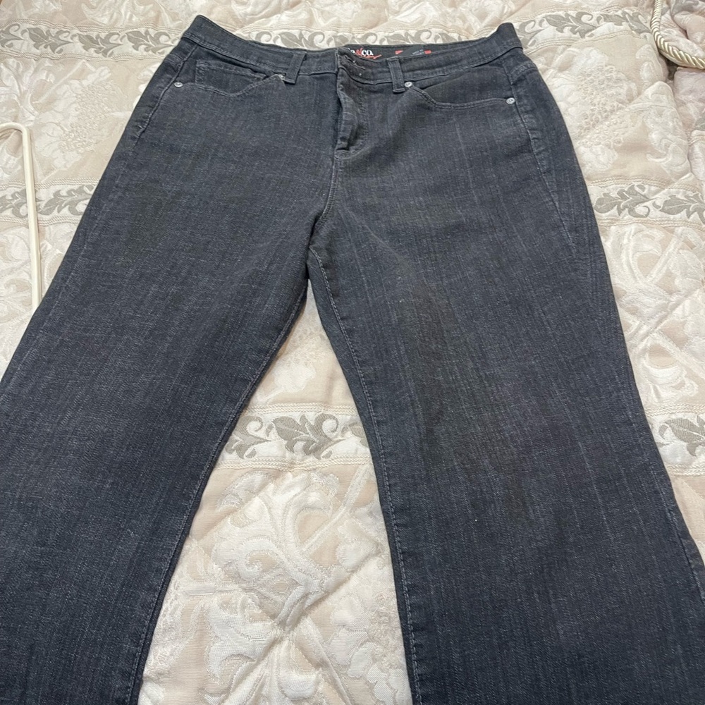 Style & Co. Dark Gray Flare Jeans